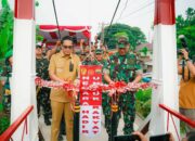 Wali Kota Medan Bersama Pangdam I/BB Resmikan Jembatan Perintis Garuda
