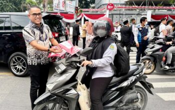 Pemko Bersama PWPM Kibarkan Semangat Merah Putih di Jalanan